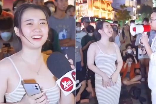 สาวโสเภณีปรารถนาที่จะจับมือของเขาอย่างน่ากอดเพื่อสำรวจ