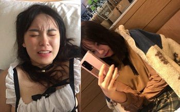 สาวสวยที่มีหน้าอกใหญ่และผู้ส่งสินค้ามีเพศสัมพันธ์ซึ่งกันและกันมีความสุข